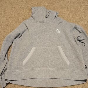 Reebok Gray Hoodie Sweatshirt